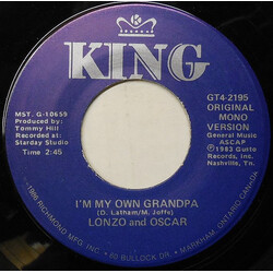 Lonzo & Oscar I'm My Own Grandpa USED VINYL 7INCH 45 RPM SINGLE REISSUE