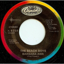 The Beach Boys Barbara Ann / Little Honda USED VINYL 7INCH 45 RPM SINGLE REISSUE