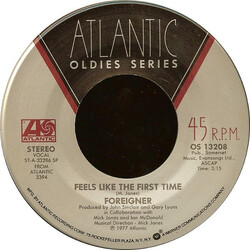 Foreigner Feels Like The First Time / Cold As Ice USED VINYL 7INCH 45 RPM SINGLE REISSUE