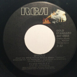 Elvis Presley / The Jordanaires Spinout / All That I Am USED VINYL 7INCH 45 RPM SINGLE REISSUE