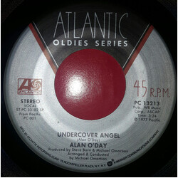 Alan O'Day Undercover Angel / Started Out Dancing, Ended Up Making Love USED VINYL 7INCH 45 RPM SINGLE REISSUE