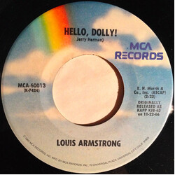 Louis Armstrong Hello, Dolly! / Blueberry Hill USED VINYL 7INCH 45 RPM SINGLE REISSUE