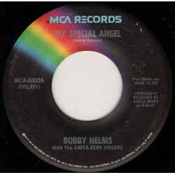 Bobby Helms My Special Angel / Fraulein USED VINYL 7INCH 45 RPM REISSUE SINGLE