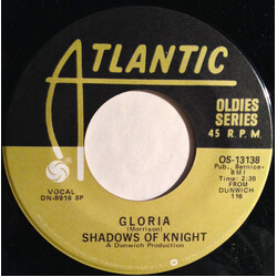 The Shadows Of Knight Gloria USED VINYL 7INCH 45 RPM SINGLE REISSUE