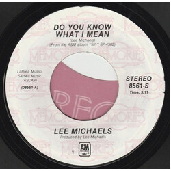 Lee Michaels Do You Know What I Mean / Can I Get A Witness USED VINYL 7INCH SINGLE REISSUE STYRENE STEREO