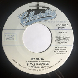 B.W. Stevenson My Maria / The River Of Love USED VINYL 7INCH 45 RPM SINGLE REISSUE