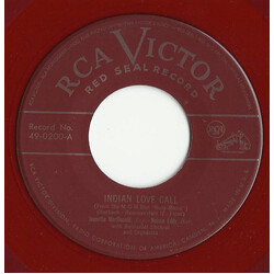 Jeanette MacDonald / Nelson Eddy / Nathaniel Shilkret And His Orchestra Indian Love Call USED VINYL 7INCH 45 RPM SINGLE REPRESS