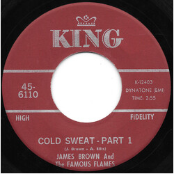 James Brown & The Famous Flames Cold Sweat USED VINYL 7INCH SINGLE