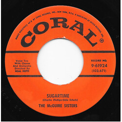 McGuire Sisters Sugartime / Banana Split USED VINYL 7INCH 45 RPM SINGLE