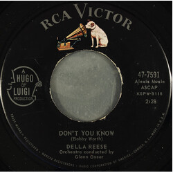 Della Reese Don't You Know USED VINYL 7INCH 45 RPM SINGLE