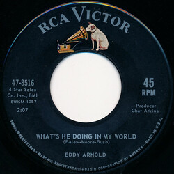 Eddy Arnold What's He Doing In My World USED VINYL 7INCH 45 RPM SINGLE