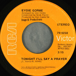 Eydie Gormé Tonight I'll Say A Prayer / Wild One USED VINYL 7INCH SINGLE 45 RPM
