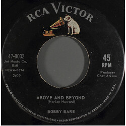 Bobby Bare Above And Beyond USED VINYL 7INCH 45 RPM SINGLE