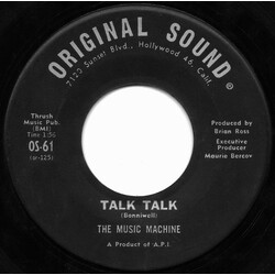 The Music Machine Talk Talk USED VINYL 7INCH 45 RPM SINGLE