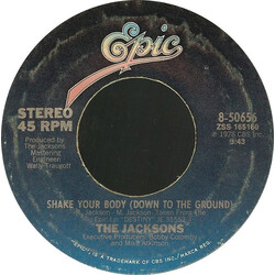 The Jacksons Shake Your Body (Down To The Ground) VINYL 7" USED