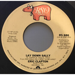 Eric Clapton Lay Down Sally / Next Time You See Her USED VINYL 7INCH 45 RPM SINGLE