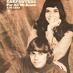 Carpenters For All We Know USED VINYL 7INCH SINGLE 45 RPM