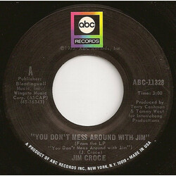 Jim Croce You Don't Mess Around With Jim USED VINYL 7INCH 45 RPM SINGLE