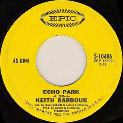 Keith Barbour Echo Park USED VINYL 7INCH 45 RPM SINGLE