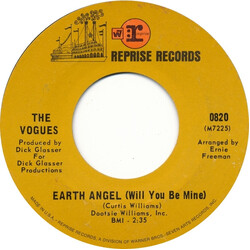 The Vogues Earth Angel (Will You Be Mine) VINYL 7" USED