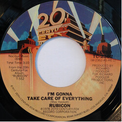 Rubicon (2) I'm Gonna Take Care Of Everything USED VINYL 7INCH 45 RPM SINGLE