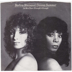 Barbra Streisand / Donna Summer No More Tears (Enough Is Enough) USED VINYL 7INCH 45 RPM SINGLE