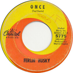 Ferlin Husky Once / Why Do I Put Up With You VINYL 7" USED
