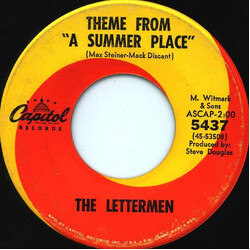 The Lettermen Theme From "A Summer Place" / Sealed With A Kiss USED VINYL 7INCH 45 RPM SINGLE