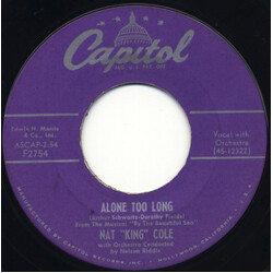 Nat King Cole Alone Too Long / It Happens To Be Me USED VINYL 7INCH 45 RPM SINGLE