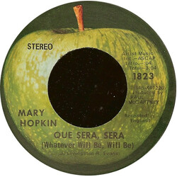 Mary Hopkin Que Sera, Sera (Whatever Will Be, Will Be)  VINYL 7" USED