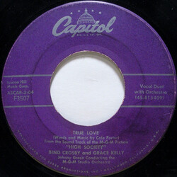 Bing Crosby True Love / Well Did You Evah? USED VINYL 7INCH 45 RPM SINGLE