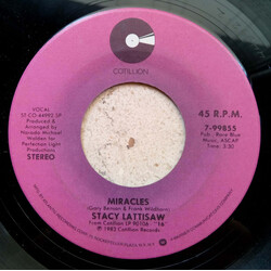 Stacy Lattisaw Miracles USED VINYL 7INCH 45 RPM SINGLE STEREO