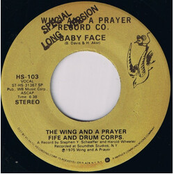 Wing And A Prayer Fife And Drum Corps. Baby Face USED VINYL 7INCH SINGLE 45 RPM