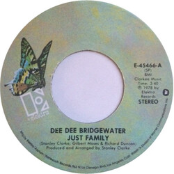 Dee Dee Bridgewater Just Family USED VINYL 7INCH 45 RPM SINGLE