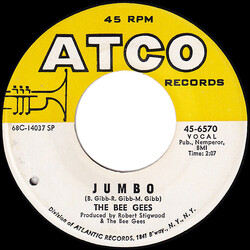 Bee Gees Jumbo / The Singer Sang His Song USED VINYL 7INCH 45 RPM SINGLE