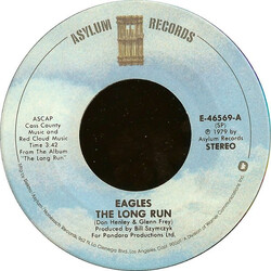 Eagles The Long Run USED VINYL 7INCH 45 RPM SINGLE