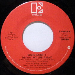 Eddie Rabbitt Drivin' My Life Away USED VINYL 7INCH 45 RPM SINGLE STEREO