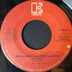 Eddie Rabbitt / Crystal Gayle You And I / All My Life All My Love USED VINYL 7INCH 45 RPM SINGLE