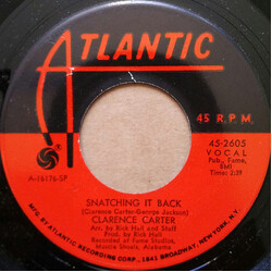Clarence Carter Snatching It Back / Making Love (At The Dark End Of The Street) USED VINYL 7INCH 45 RPM SINGLE
