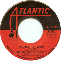 The Assembled Multitude Overture From Tommy (A Rock Opera) / Mud USED VINYL 7INCH 45 RPM SINGLE