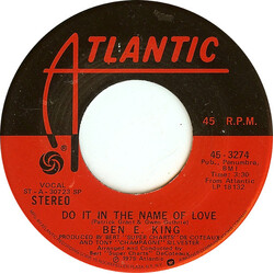 Ben E. King Do It In The Name Of Love USED VINYL 7INCH 45 RPM SINGLE STEREO