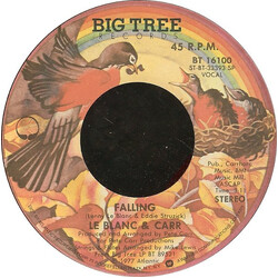 LeBlanc & Carr Falling USED VINYL 7INCH 45 RPM SINGLE STEREO