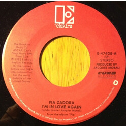 Pia Zadora I'm In Love Again / It's Wrong For Me To Love You USED VINYL 7INCH 45 RPM SINGLE STEREO