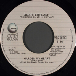 Quarterflash Harden My Heart USED VINYL 7INCH SINGLE 45 RPM