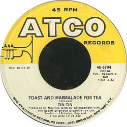 Tin Tin (5) Toast And Marmalade For Tea USED VINYL 7INCH 45 RPM SINGLE