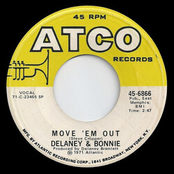 Delaney & Bonnie Move 'Em Out USED VINYL 7INCH 45 RPM SINGLE
