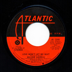 Major Harris Love Won't Let Me Wait USED VINYL 7INCH 45 RPM SINGLE