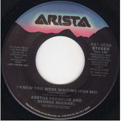 Aretha Franklin / George Michael I Knew You Were Waiting (For Me) USED VINYL 7INCH 45 RPM SINGLE