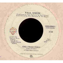 Paul Simon One-Trick Pony USED VINYL 7INCH SINGLE