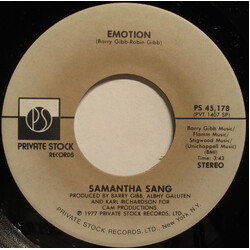 Samantha Sang Emotion USED VINYL 7INCH 45 RPM SINGLE STEREO